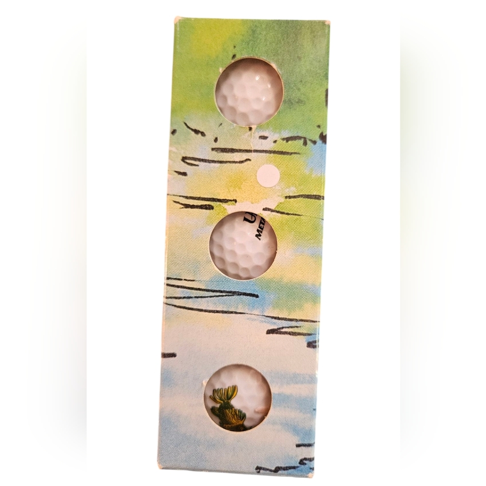 Jerry Garcia Art Print Fish Logo Golf Balls 3-Pack (Ultra) Grateful Dead